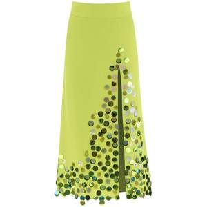 Art dealer midi skirt with maxi sequins